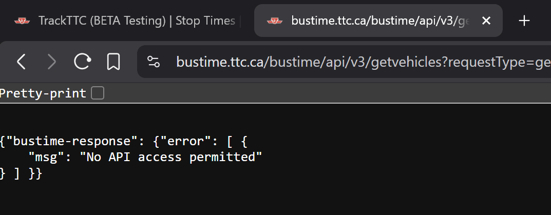 Bustime Error