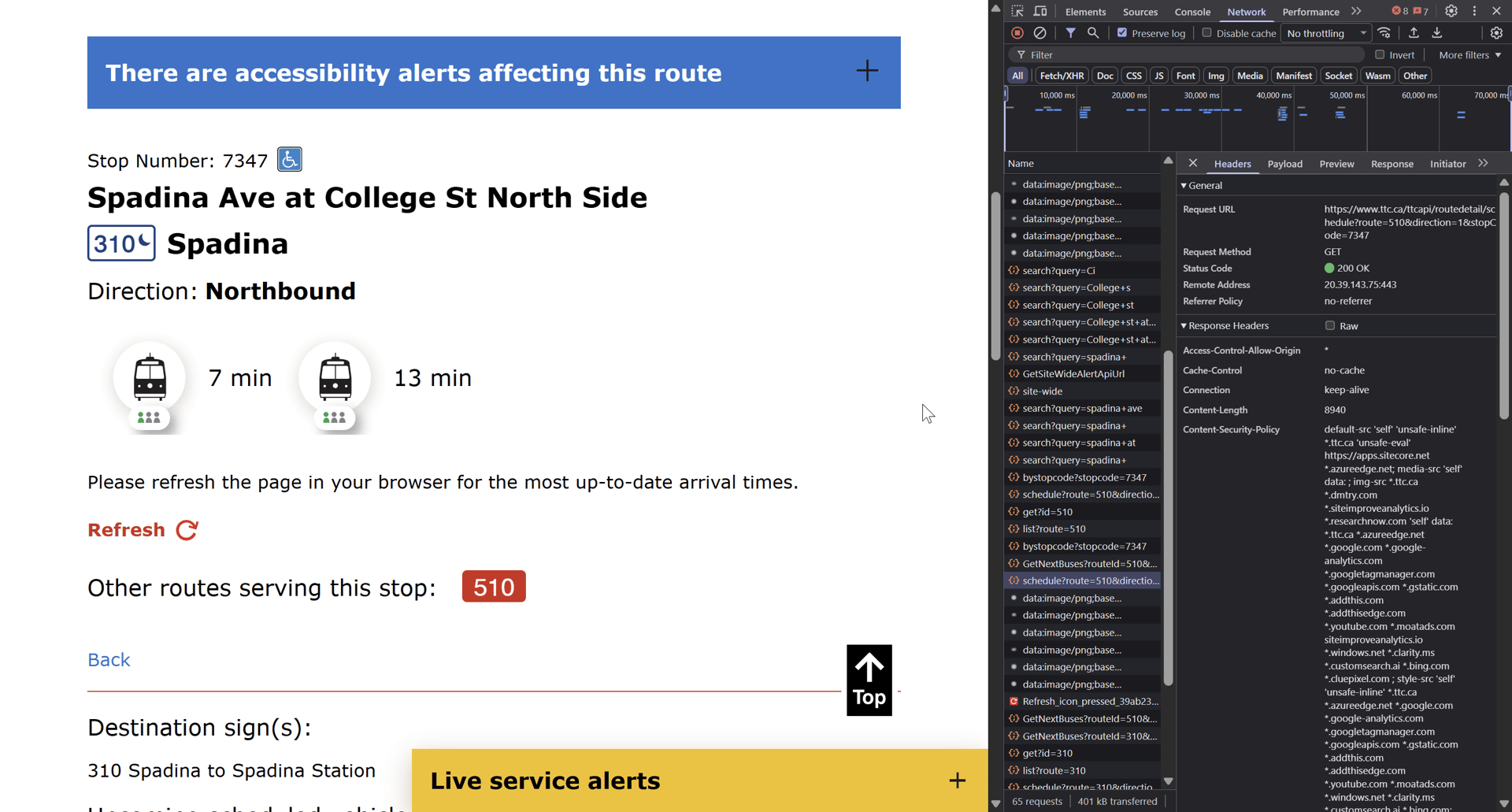 TTC Website